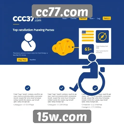 Acessibilidade e interface do usuário em cc77.com