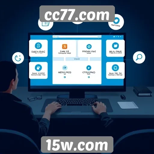 Exploração das funcionalidades do site cc77.com